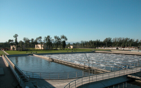 廢水處理現(xiàn)場(chǎng)