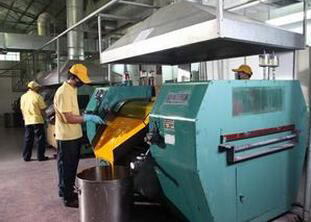 盛元紡織-油墨起泡